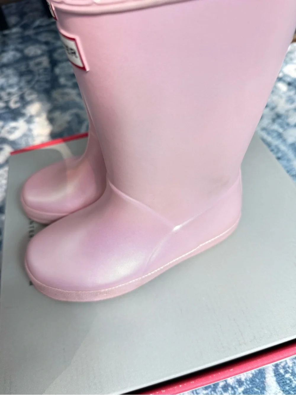 Hunter First Nebula Rain Boot in Bella Pink